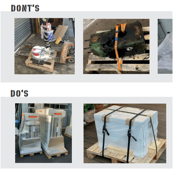 Verpackungsanweisungen